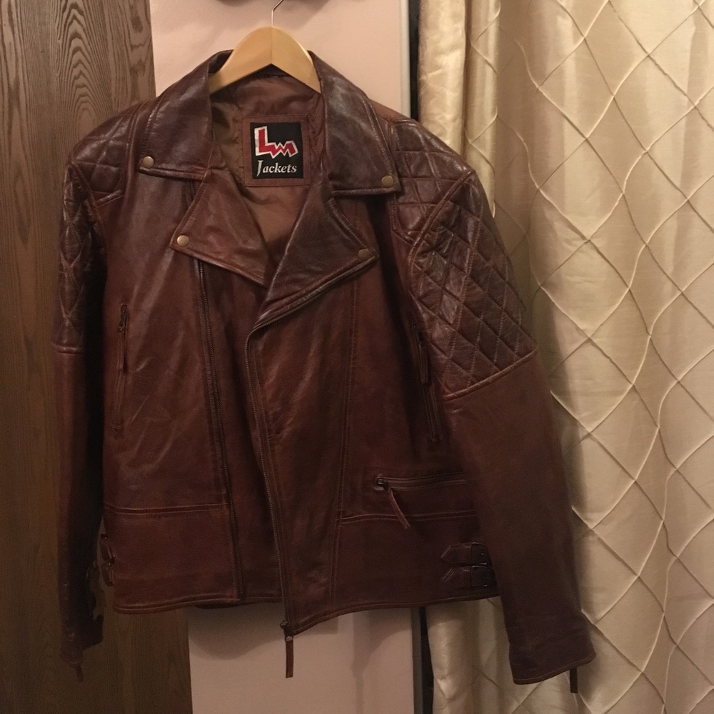 Brown Men's Leather Jacket